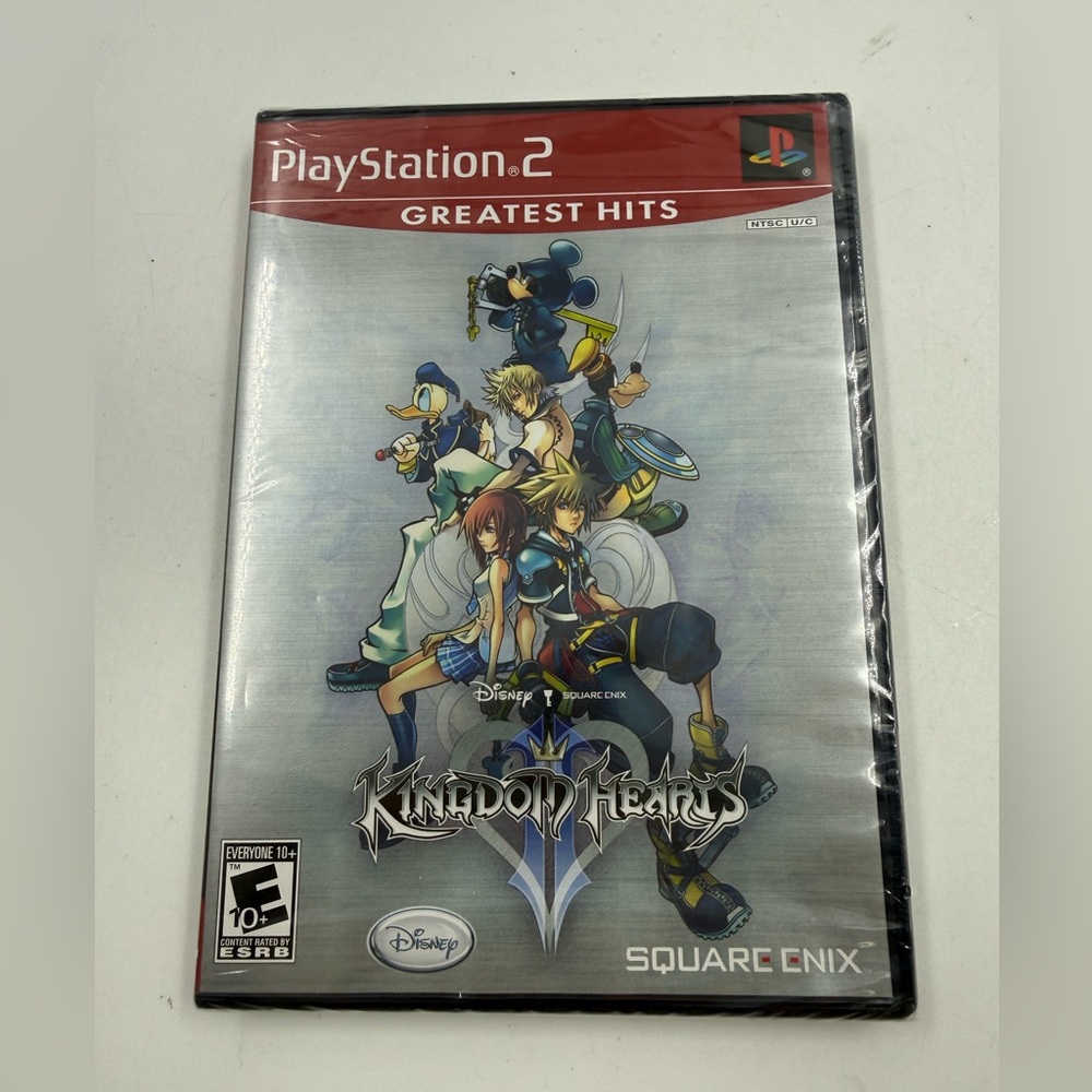Ps2 Greatest Hits Kingdom Hearts Game New!